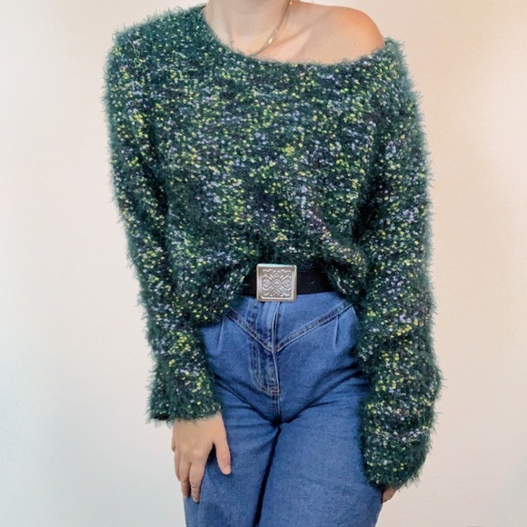 Forest Cottage Fairy Popcorn Knit Sweater - Picture 2 of 7